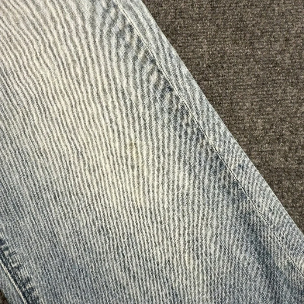 Buffalo David Bitton Jeans Mens 34 Blue Cotton Light Wash Straight Leg Y2K Style